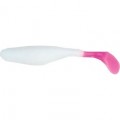 Bass AssassinTurbo Shads 4* White| Pink Tail SSA25253