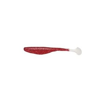 Bass AssassinTurbo Shads 5* Strawberry| White Tail SSA24248