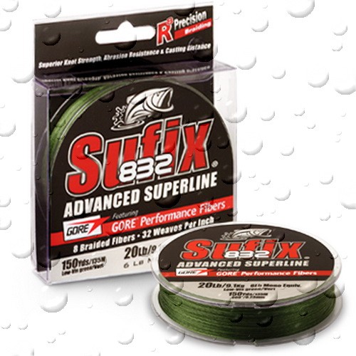 SUFIX 832 BRAID 135 0,18 12 GREEN