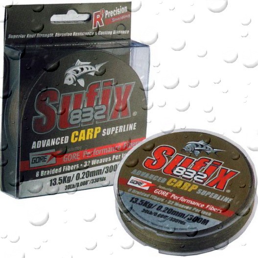 SUFIX 832 ADVANCED CARP 300 0,13 8,2 OLIVE-GREEN